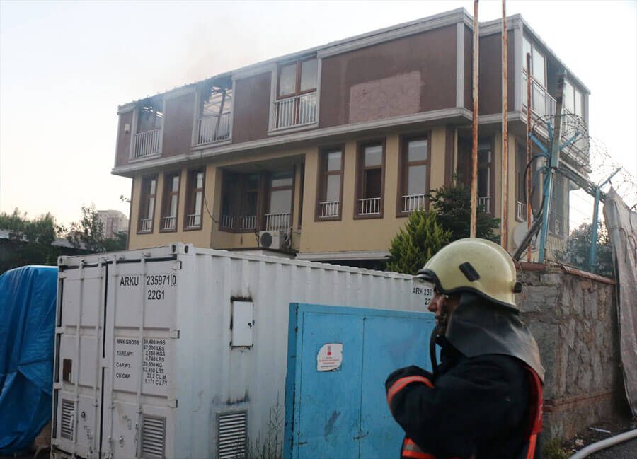 fabrika yangını