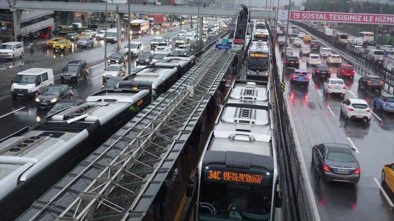 İstanbul’da fırtına